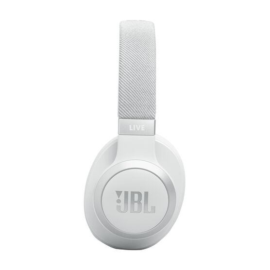 JBL Live 770NC - White - Wireless Over-Ear Headphones with True Adaptive Noise Cancelling - Left JBL Live 770NC - White - Wireless Over-Ear Headphones with True Adaptive Noise Cancelling - Left